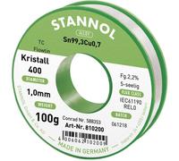 Stannol 810036 Ecology TC Stagno senza piombo Bobina Sn99,3Cu0,7 REL0 100 g 1 m