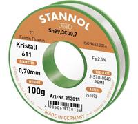 Stannol 813015 Kristall 611 Fairtin Stagno senza piombo senza piombo Sn99,3Cu0,
