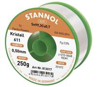 Stannol 813017 Kristall 611 Fairtin Stagno senza piombo senza piombo Sn99,3Cu0,