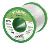 Stannol HF34 1,6% 1,0MM FLOWTIN TC CD 1000G Stagno senza piombo Bobina, senza
