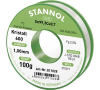 Stannol 811028 Kristall 600 Fairtin Stagno senza piombo senza piombo Sn99,3Cu0,