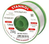 Filo Saldante 1,00mm, 250g, 227°C, Senza Piombo STANNOL 813013
