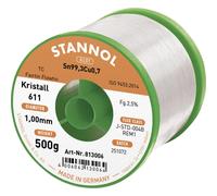 Stannol Kristall 611 Fairtin Stagno senza piombo senza piombo Sn99,3Cu0,7 REM1