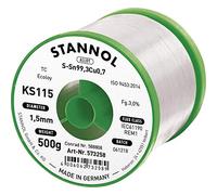 Stannol KS115 Stagno senza piombo Bobina Sn99,3Cu0,7 ROM1 500 g 1.5 mm