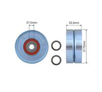 STANNROLLE, CINGHIA A FETTONE Adatta Per TOYOTA HILUX VII (N1,N2,N3) 04-, LAND C