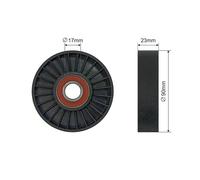 Stannrolle, Cinghia Scanalata Adatto A per Saab 9-3 (YS3D) 98-09 OE zu Vergl E2U