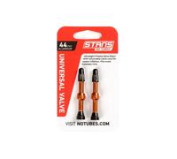 Stans NoTubes - VALVE STEM PAIR UNI AL PRESTA 44MM ORANGE