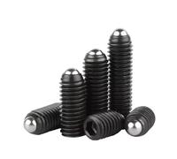 Stantuffo a sfera a molla con esagono incassato | Nero M2.5 3 pezzi for attrezzature industriali(5mm)