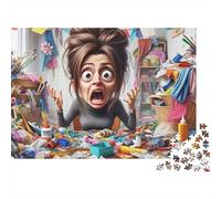 Stanza Creativa Puzzle 1000 Pezzi Carta per Adulti Studio Artistico Gioco di Puzzle 1000 Pezzi Relax Famiglia 38x26cm/1000pcs