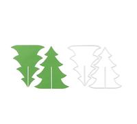 Stanzenshop - Stencil 3D albero di Natale, magico scacciapensieri mobili per la tua magia invernale a casa, accattivante con aura festosa