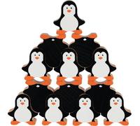 Stapelspiel Pinguine: 4,0 x 1,5 x 4,2 cm, Holz, 18 Teile,per Stück
