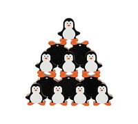 Stapelspiel Pinguine: 4,0 x 1,5 x 4,2 cm, Holz, 18 Teile,per Stück