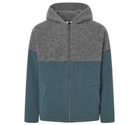 STAPF - Milo - Maglia con zip e cappuccio M blu/grigio