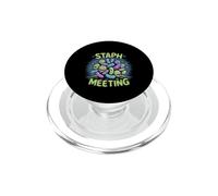 Staph Meeting Scherzo sui batteri nerd di biologia PopSockets PopGrip per MagSafe