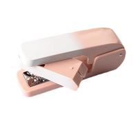 Staplers Desk, Heavy-Duty, Swing Arm Deep Reach Ergonomic Handle Anti-slip Jam-free High-Capacity Adjustable Guide, Stapling Machine for Booklet Document Poster Packaging 4.53x1.38x2.17inches