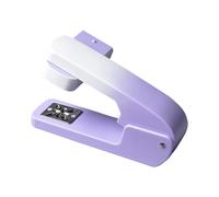 Staplers Desk, Heavy-Duty, Swing Arm Deep Reach Ergonomic Handle Anti-slip Jam-free High-Capacity Adjustable Guide, Stapling Machine for Booklet Document Poster Packaging 4.53x1.38x2.17inches