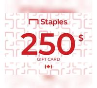 Staples Gift Card 250 CAD Key - CANADA