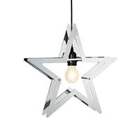 STAR 793 - 40 luce decorativa, in plastica, cromato, 36 x 6 x 38 cm