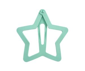 Star - Accessorio per capelli con telaio aperto e incernierato | Accento riconoscibile a forma di stella, telaio esterno aperto, braccio centrale incernierato per contenere una piccola