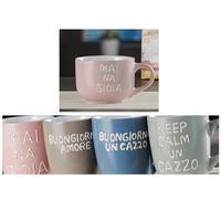 Star Ad Trend Tazza Jumbo Frasi New Bone China Colori Assortiti 57903