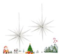 Star 'albero di Natale - Ornamenti portatili decorazioni glitter per Natale, display per la casa con design scintillante, decorazioni per le vacanze per scuola, appartamento, aula, soggiorno, came