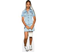 Star Ana Flowers (Denim) mini formato