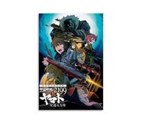 Star Blazers: Space Battleship Yamato 2199 Dipinti murali impermeabili e antimacchia dipinti a spruzzo ad alta definizione dipinti decorativi dipinti per studio e caffetteria decorazioni resistenti