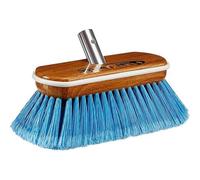 STAR BRITE 478126, Premium 20 cm Synthetic Wood Block Brush with Bumper-Medium Wash Unisex-Adulto, Blu, 25cm