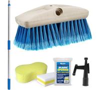 STAR BRITE Spazzola per barca combinata + articoli bonus, alluminio, blu, standard