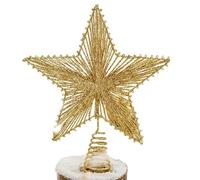 Star Christmas Tree Topper - Ornaments Sparkling Decoration, Christmas Tree Topper, For Home, Rustic, Farm, Vintage, Night, Nativity, Display, Tabletop, Indoor, 35x30cm/13.78x11.81 Inches