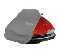 Star Cover telo copriauto da interno adatto a Jaguar XJS con logo copertura per auto Grigio GARAGECOVER Vestibilità perfetta e cover su misura