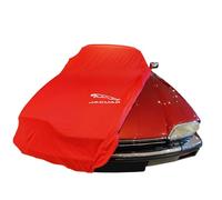 Star Cover telo copriauto da interno adatto a Jaguar XJS con logo copertura per auto Rosso GARAGECOVER Vestibilità perfetta e cover su misura