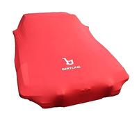 Star Cover telo copriauto da interno compatibile con Fiat X1/9 Bertone con logo copertura per auto Rosso GARAGECOVER Vestibilità perfetta e cover su misura
