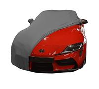 Star Cover telo copriauto da interno compatibile con Toyota Supra MK5 con tasche per gli specchietti Grigio GARAGECOVER Vestibilità perfetta e cover su misura