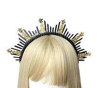 Star Crown Hair Hoop Vintage Cortile Accessori per Capelli Per Cerchietto Matrimonio Foto Di Scena