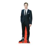 STAR CUTOUTS Benedict Cumberbatch Smart-Quadrato Tascabile Bianco, Cartone, Multicolore, 3 x 62 x 184 cm