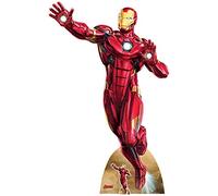 STAR CUTOUTS Cartonato a grandezza Naturale di Tony Stark, Iron Man, SC1532, con Mini - Perfetta per Fan della Marvel, Feste ed Eventi