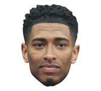 Star Cutouts CM283 Jude Bellingham - Maschera in cartone per fan delle stelle del calcio, per feste e divertimento