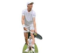 Star Cutouts CS1212 Jannik Sinner - Sagoma in cartone con giocatore di tennis, altezza 191 cm