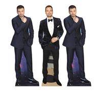 Star Cutouts CS1237 - Sagome in cartone di Sebastian Stan, confezione da 3 sagome in cartone, altezza 31 cm, ideali per fan a tema, feste, compleanni, regali a sorpresa e decorazioni per la stanza ed
