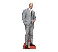 STAR CUTOUTS Abito a Quadri Dwayne Johnson, Cartone, Multicolore, 3 x 59 x 194 cm
