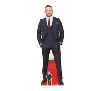 STAR CUTOUTS Tom Hardy Smart Suit e Taglio di Capelli con Mini sagoma in Cartone, Multicolore, Lifesize