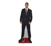 STAR CUTOUTS CS820 Sagoma in cartone a grandezza naturale di Zlatan Ibrahimovic, punto di conversazione, divertente per eventi e feste, con mini cavalletto, tinta unita, multicolore, regolare