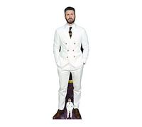 STAR CUTOUTS CS890 cartone a grandezza naturale di Chris Evans, con mini sagoma in omaggio, ideale per fan, regali, compleanni e feste, Tinta unita, Multicolore, Lifesize
