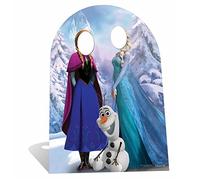 STAR CUTOUTS- Disney Frozen Cartonato con Anna ed Elsa, Decorazione, Prodotto con Licenza Ufficiale, Tinta Unita, Frozen Stand in, Lifesize, SC761