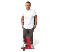 STAR CUTOUTS "Gary Barlow White Shine Cartone Sagomato, Multicolore