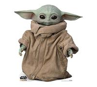 STAR CUTOUTS- Grogu SC1515-Sagoma in Cartone a grandezza Naturale di Star Wars The Mandalorian Force Sensitive Foundling, Tinta Unita, Multicolore, Regular, SC1515