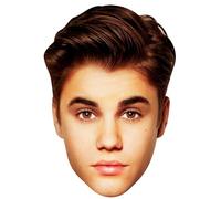 Star Cutouts Ltd-Maschera di cartoncino Justin Beiber
