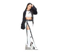 STAR CUTOUTS Ltd Rihanna Bianco e Nero, Cartone, Multicolore, 3 x 63 x 174 cm, Regular