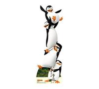 STAR CUTOUTS Ltd SC969 Madagascar Penguins Topsy Turvy, Cartone, Multicolore, 160 x 57 x 160 cm